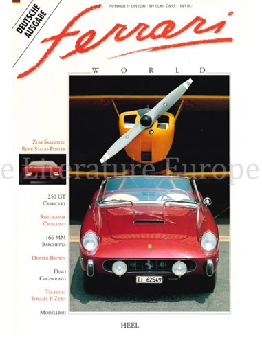 1991 FERRARI WORLD MAGAZINE 3 GERMAN