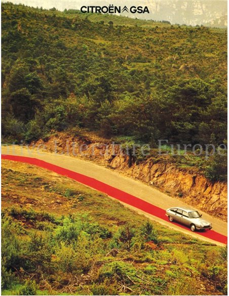 1980 CITROËN GSA BROCHURE DUITS