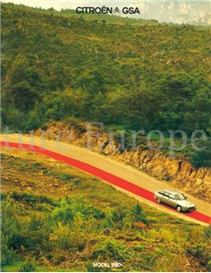 1980 CITROËN GSA BROCHURE NEDERLANDS