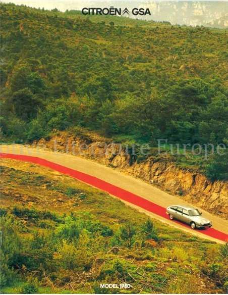 1980 CITROËN GSA BROCHURE DUTCH