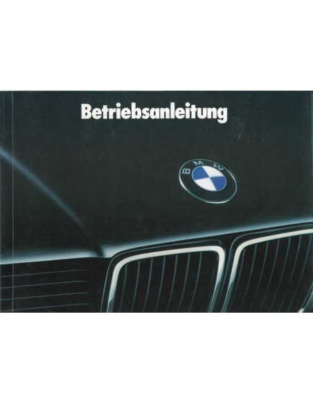 1989 BMW 7 SERIE INSTRUCTIEBOEKJE DUITS