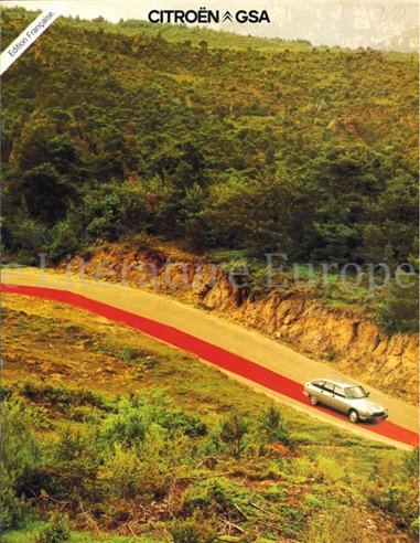 1980 CITROËN GSA BROCHURE FRANS