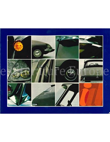 1968 CITROEN ID 19 BROCHURE DUTCH