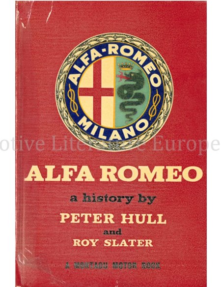 ALFA ROMEO - PETER HULL & ROY SLATER - 1964 - BOOK
