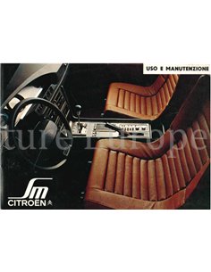 1973 CITROEN SM INSTRUCTIEBOEKJE ITALIAANS