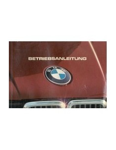 1983 BMW 3 SERIE INSTRUCTIEBOEKJE DUITS