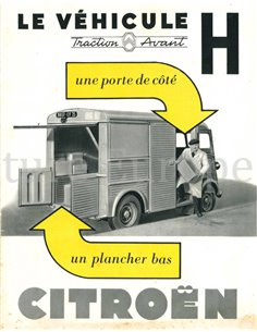 195? CITROEN H PROSPEKT FRANZÖSISCH