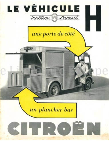 195? CITROEN H PROSPEKT FRANZÖSISCH