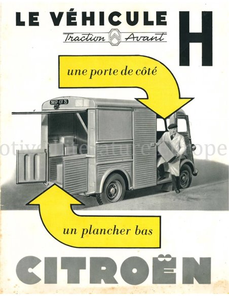 195? CITROEN H BROCHURE FRENCH