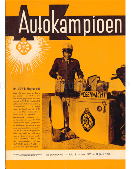 1957 AUTOKAMPIOEN MAGAZINE 2 DUTCH