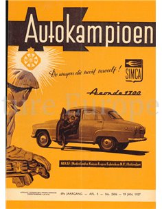1957 AUTOKAMPIOEN MAGAZIN 3 NIEDERLÄNDISCH