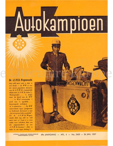 1957 AUTOKAMPIOEN MAGAZIN 4 NIEDERLÄNDISCH