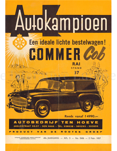 1957 AUTOKAMPIOEN MAGAZIN 5 NIEDERLÄNDISCH