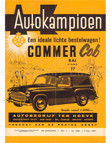 1957 AUTOKAMPIOEN MAGAZINE 5 NEDERLANDS