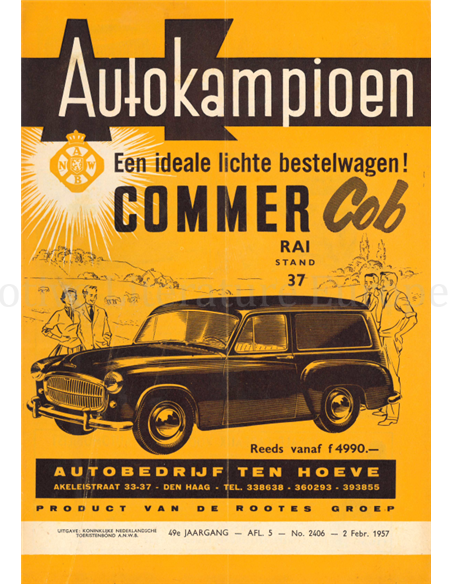 1957 AUTOKAMPIOEN MAGAZIN 5 NIEDERLÄNDISCH