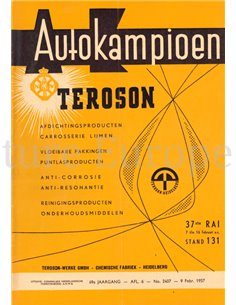 1957 AUTOKAMPIOEN MAGAZINE 6 NEDERLANDS