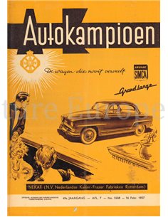 1957 AUTOKAMPIOEN MAGAZINE 7 NEDERLANDS