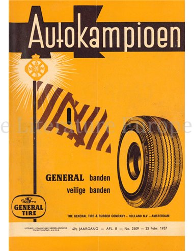 1957 AUTOKAMPIOEN MAGAZIN 8 NIEDERLÄNDISCH