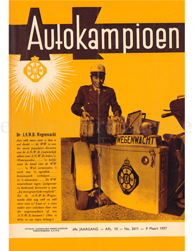 1957 AUTOKAMPIOEN MAGAZINE 10 NEDERLANDS