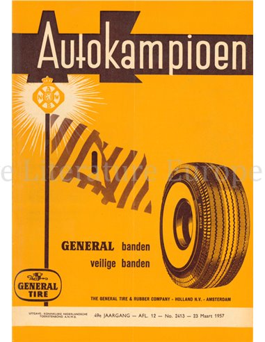 1957 AUTOKAMPIOEN MAGAZIN 12 NIEDERLÄNDISCH