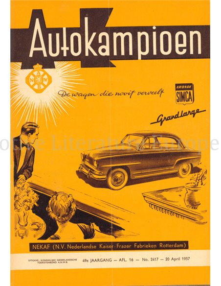 1957 AUTOKAMPIOEN MAGAZIN 16 NIEDERLÄNDISCH