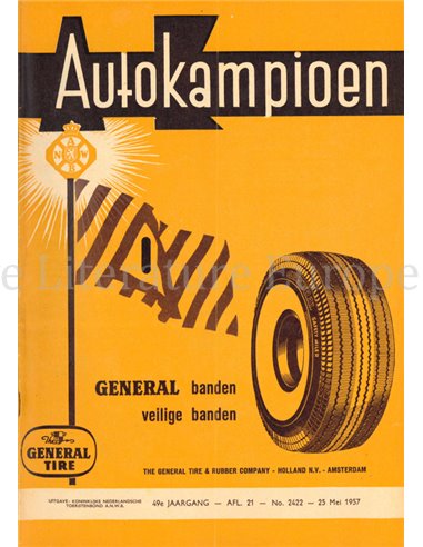 1957 AUTOKAMPIOEN MAGAZIN 21 NIEDERLÄNDISCH