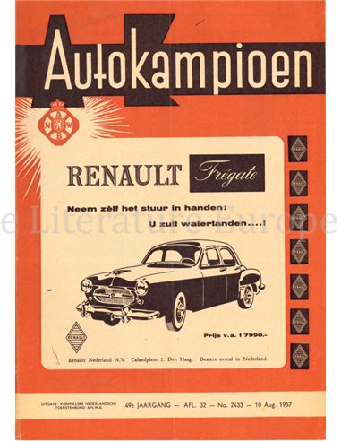 1957 AUTOKAMPIOEN MAGAZIN 32 NIEDERLÄNDISCH