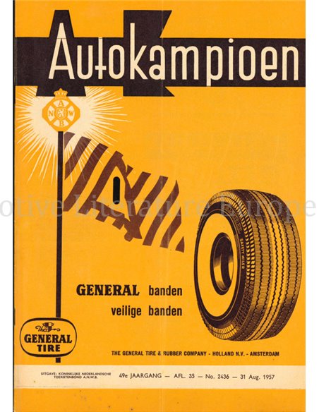 1957 AUTOKAMPIOEN MAGAZINE 35 DUTCH