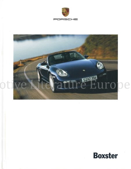 2007 PORSCHE BOXSTER HARDCOVER PROSPEKT DEUTSCH