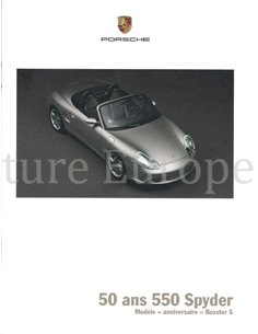 2004 PORSCHE BOXSTER S ANNIVERSARY EDITION BROCHURE FRENCH