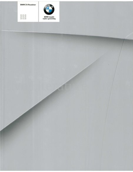 2003 BMW Z4 ROADSTER BROCHURE DUTCH