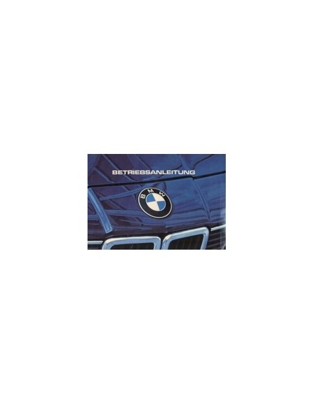 1983 BMW 7 SERIE INSTRUCTIEBOEKJE DUITS
