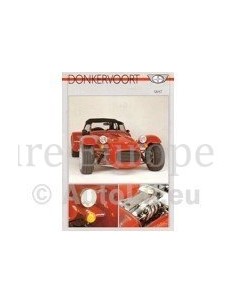Donkervoort S8AT Leaflet 1990 Engels