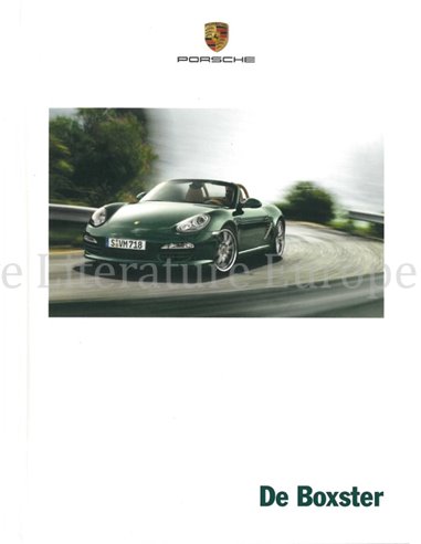 2011 PORSCHE BOXSTER HARDCOVER PROSPEKT NIEDERLÄNDISCH