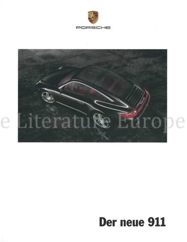 2009 PORSCHE 911 CARRERA & TARGA HARDCOVER PROSPEKT DEUTSCH