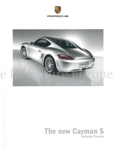 2006 PORSCHE CAYMAN S HARDBACK BROCHURE ENGLISH