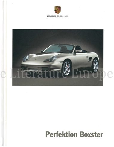 2003 PORSCHE BOXSTER HARDCOVER PROSPEKT DEUTSCH