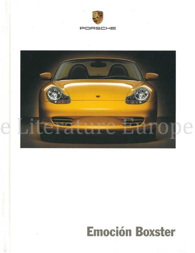 2004 PORSCHE BOXSTER HARDCOVER PROSPEKT SPANISCH