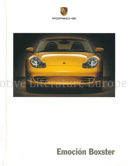 2004 PORSCHE BOXSTER HARDCOVER PROSPEKT SPANISCH