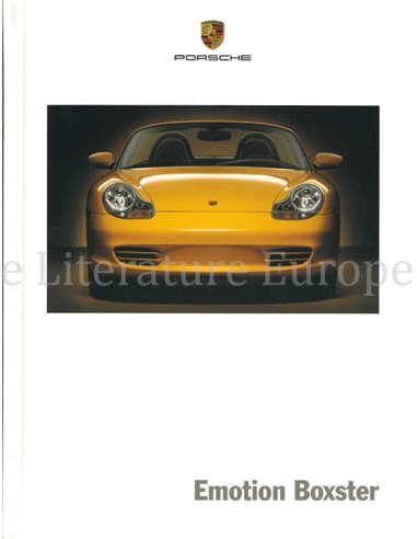 2004 PORSCHE BOXSTER S HARDCOVER PROSPEKT DEUTSCH