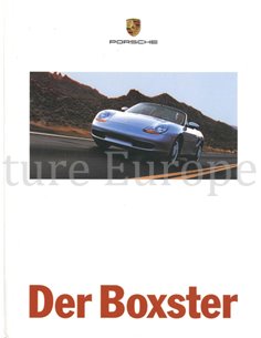 1999 PORSCHE BOXSTER HARDCOVER BROCHURE GERMAN