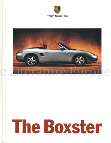 1998 PORSCHE BOXSTER HARDCOVER PROSPEKT ENGLISCH