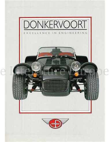 1990 DONKERVOORT S8A PROSPEKT DEUTSCH