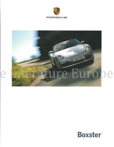2008 PORSCHE BOXSTER HARDCOVER PROSPEKT DEUTSCH