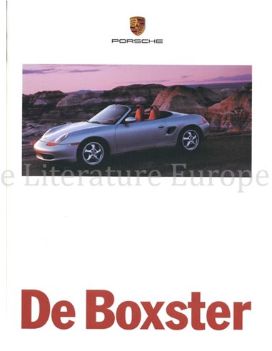 1997 PORSCHE BOXSTER PROSPEKT NIEDERLÄNDISCH
