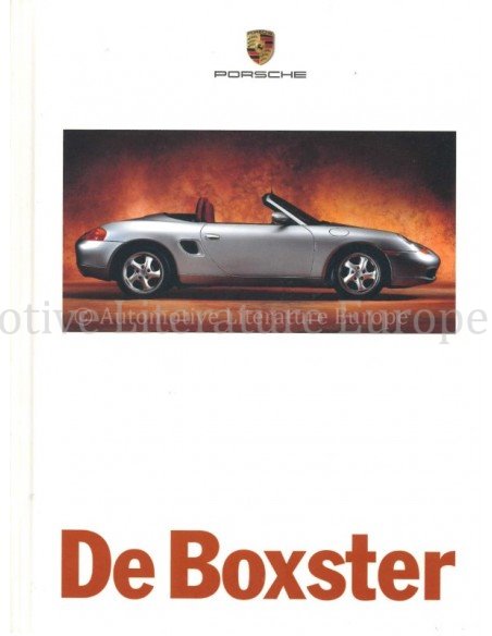 1997 PORSCHE BOXSTER HARDCOVER BROCHURE NEDERLANDS