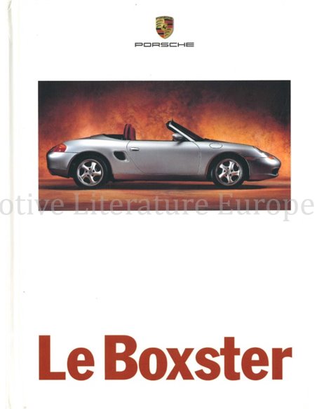 1997 PORSCHE BOXSTER HARDBACK BROCHURE FRENCH