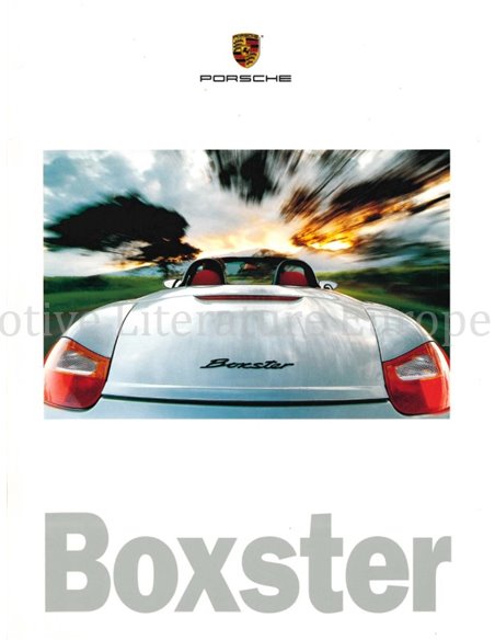 1999 PORSCHE BOXSTER BROCHURE ENGELS (USA)