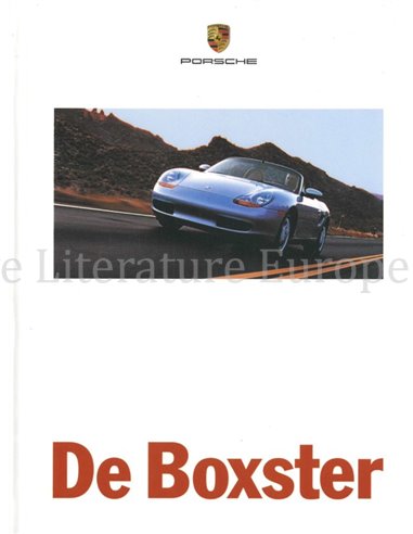 1999 PORSCHE BOXSTER HARDCOVER PROSPEKT NIEDERLÄNDISCH