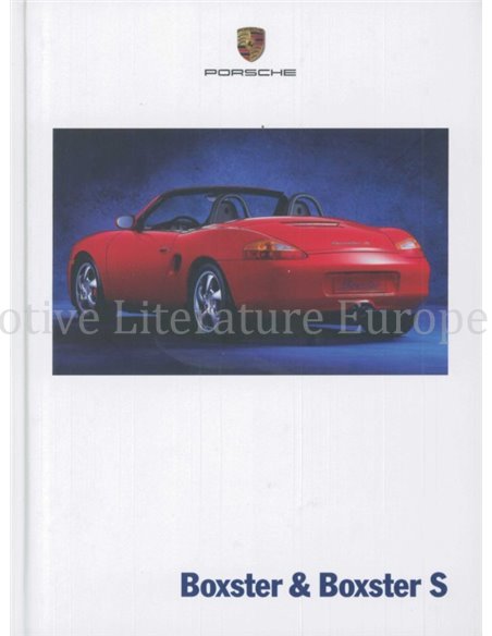 2000 PORSCHE BOXSTER S HARDCOVER PROSPEKT ENGLISCH